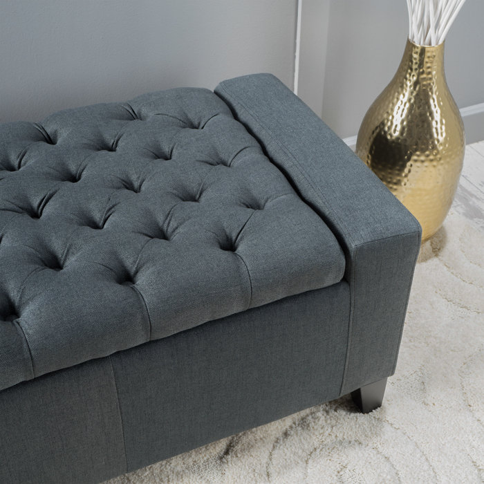 Willa Arlo Interiors Ching Flip Top Storage Bench & Reviews Wayfair